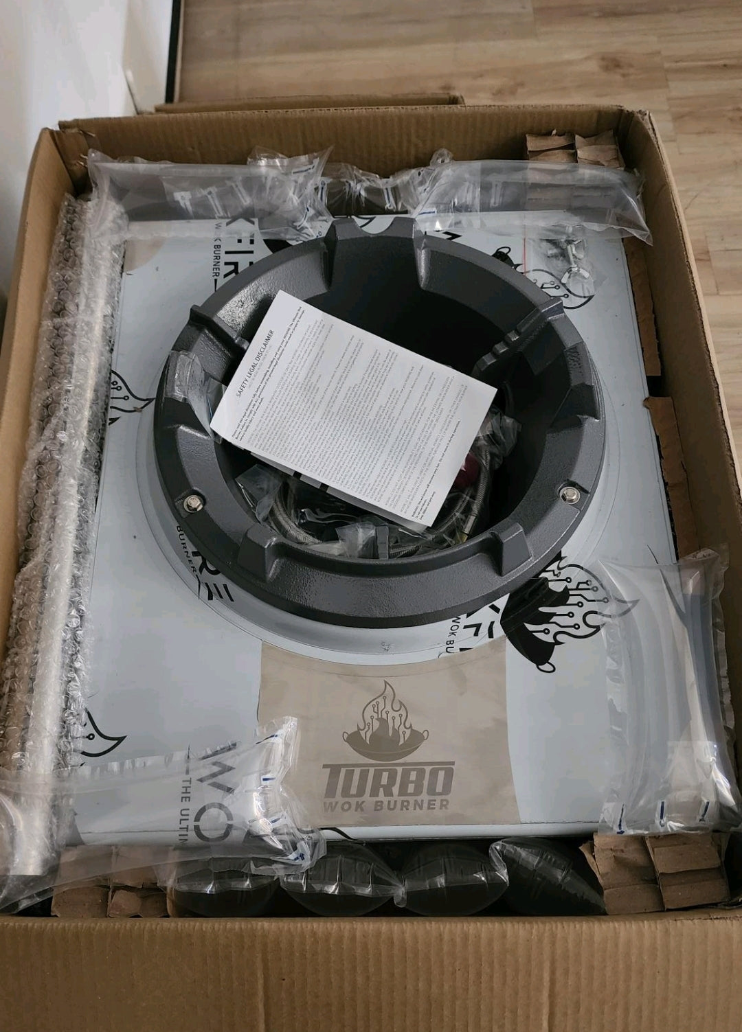 100,000 BTU OUTDOOR WOK BURNER - Powerful Restaurant Style Wok Burner